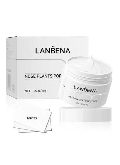 Buy Nose Plants Pore Strips Gentle In Blackhead Remover Mask Wrinkle & Dark Circles Facial Pore Cleanser Purifying Face Mask Nose strips in UAE