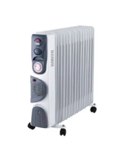 Buy Heater 15 Fins - 2400 Watts - with Timer and Fan - White - XP24WOF-15W22 in Saudi Arabia