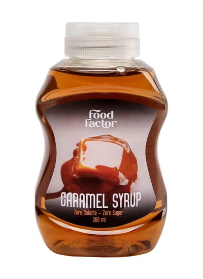 اشتري Food Factor Caramel Syrup Zero sugar 260 ml في الامارات