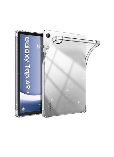 Buy Case for Samsung Galaxy Tab A9+/A9 Plus 11 Inch 2023 SM-X210, SM-X215, SM-X216B, Slim Lightweight Protective Case with Transparent TPU Back for All-New Samsung Galaxy Tab A9+ Tablet, Clear in Egypt