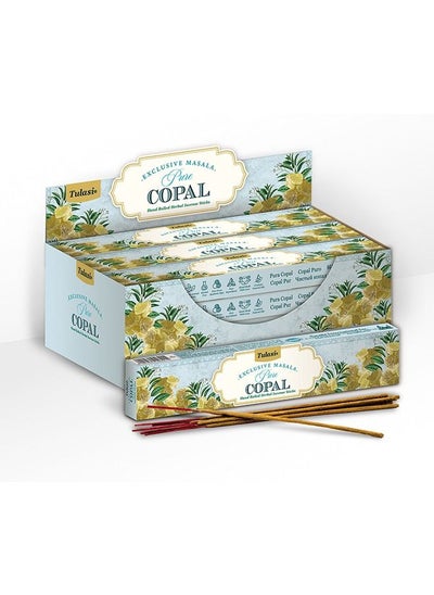 Buy Pure Copal 15g Masala Agarbathi Incense Pack of 12 in UAE