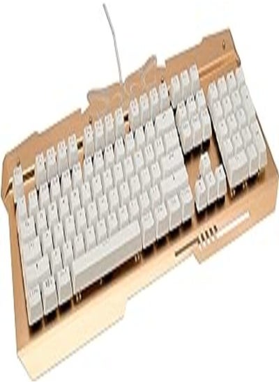 Buy Sangee P700 Water-Resistant Keyboard For Gaming And Typing - Gold White in Egypt