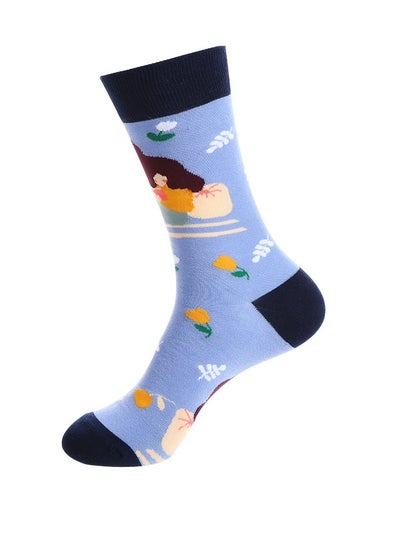 Buy Unisex Absorb Sweat and Deodorize Socks 3 Pairs High Quality Socks One Size Fits All in Saudi Arabia