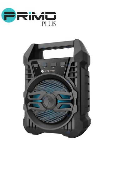 Buy Multimedia Portable Trolley Speaker Black in Saudi Arabia