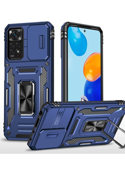 Buy Protective Case Cover for Redmi Note 11 pro 5G Blue in Saudi Arabia