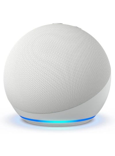 Buy Dot (5th Gen) smart bluetooth speaker with vibrant sound and Alexa - White in Egypt