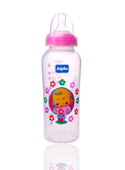 Buy Round baby feeding Bottle with Anti-colic nipple & Lukewarm water mixer size 240 ml  RD240 (assorted) in Egypt