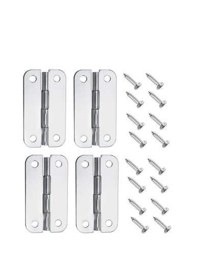 اشتري 4 Pack Heavy Duty Stainless Steel Hinges, High Strength Cooler Replacement Parts, Cooler Hinges with Screws for Igloo Ice Chests في الامارات