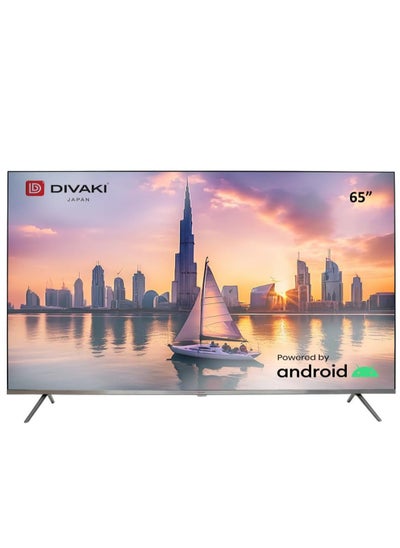 Buy Divaki 65 Inch LED UHD 4K Smart TV Powered by Android, Netflix, YouTube, Prime Video, HDMI, USB 65CU7601 in UAE