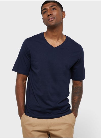 Buy Essential V-Neck T-Shirt in UAE