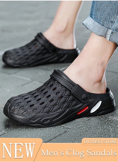 اشتري Unisex Adult Clog Sandals Summer Sandals Lightweight Slide Sandal with Non-slip Soles Thick Sole Beach Slipper Breathable Slip-on Sandal House Flat Slipper for Pool Beach Yard Kitchen Shower في السعودية