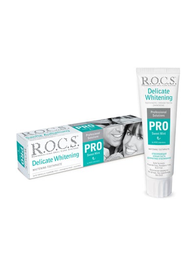 اشتري R.O.C.S Delicate Whitening Sweet Mint Toothpaste 100ml في الامارات