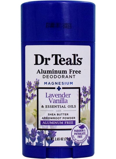 اشتري DR TEAL'S ALUMINUM FREE DEODORANT LAVENDER VANILLA 75G في الامارات