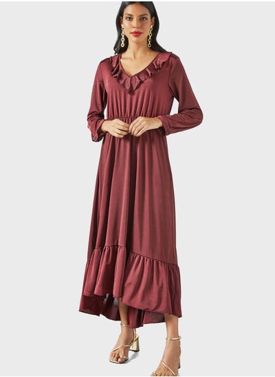 Buy Puff Sleeve Dress in Saudi Arabia