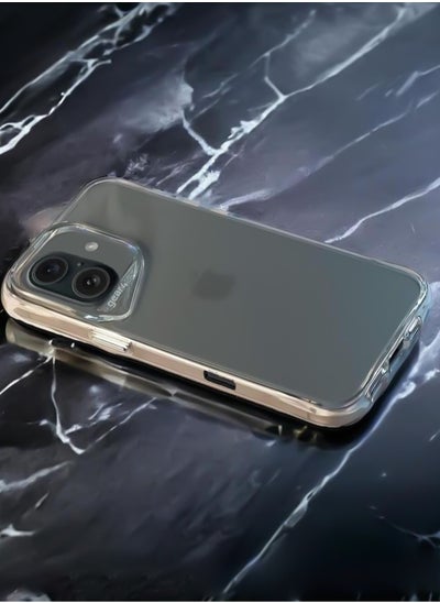 اشتري جراب Gear4 Crystal Palace متوافق مع هاتف iPhone 16 plus، حماية متقدمة من الصدمات مع التكنولوجيا، مضاد للاصفرار، غطاء هاتف - شفاف في مصر