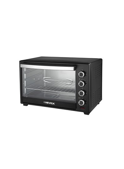 Buy Nevica Electric Oven With Rotisserie 48L 2000W NV-893 Black in UAE
