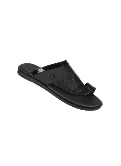 اشتري Barjeel Uno Mens Arabic Slippers 008-3351 175-041-Black في الامارات