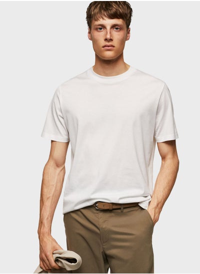 Buy Essential Crew Neck T-Shirt in Saudi Arabia