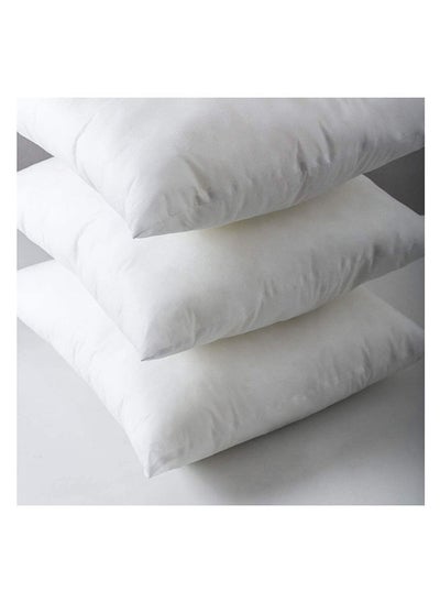 Buy Cushion Filler Pack of 3pcs- Fabric: Non Woven , Filling 300grams Non Siliconized Fiber - Size : 45 x 45cm in UAE