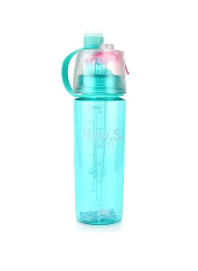 اشتري 600ml Outdoor Sport Mist Gym Bottle Portable Travel Water Drinking Cup Spray في الامارات