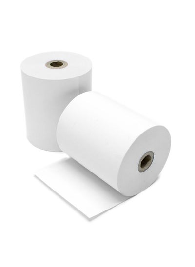 Buy Cash Machine POS Roll 76 X 65mm - White (box /50rolls) in UAE