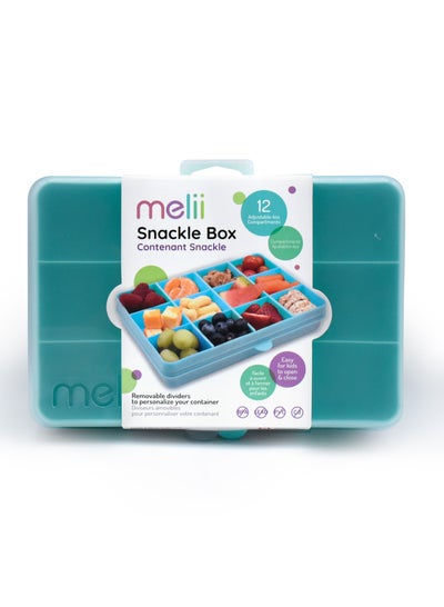 اشتري Snackle Box 12 Compartment Snack Container With Removable Dividers For Customizable Storage Ideal For On The Go Snacking Bpa Free في الامارات