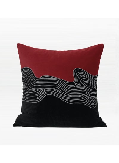 Buy Scarlet Swirl Harmony Cushion in UAE