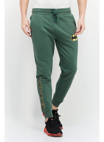 اشتري Men Regular Fit Graphic Print Jogger Pants, Green Combo في الامارات