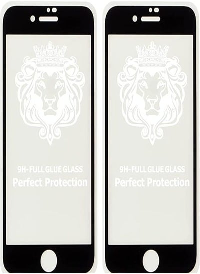 Buy Dragon High Quality Set Of 2 Glass Screen Protectors For iPhone 6 - Clear Black in Egypt