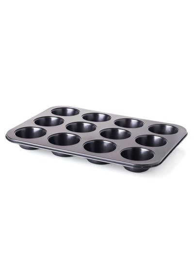 Buy Oven Cupcake Molds 12 Pieces Size 35*25 cm in Saudi Arabia