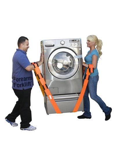 Buy Moving Straps, 2-Person Adjustable Lifting and Moving System for Furniture, Appliances, Mattresses, Heavy Objects up to 800lbs, Safe and Easy Carry Like a Pro, Orange in Saudi Arabia