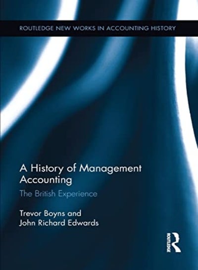 Buy A History of Management Accounting in UAE