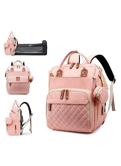 اشتري Diaper Bag with Changing Station, 3 in 1 Baby Diaper Backpack في السعودية