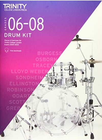 اشتري Trinity College London Drum Kit 2020-2023. Grades 6-8 في الامارات