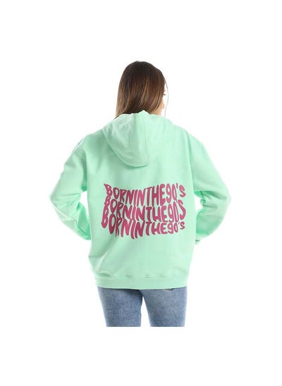 اشتري 90s-unisex-oversized-hoodie-mint-green-1 في مصر