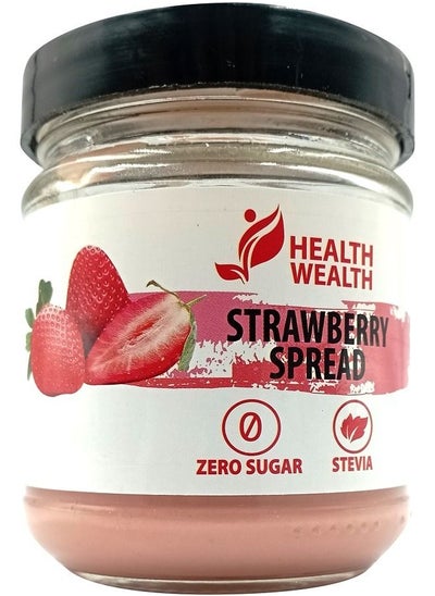 Buy HEALTH WEALTH SUGAR FREE SPREAD STRAWBERRY 200G in UAE