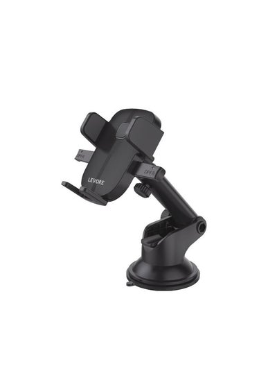 اشتري Levore Universal phone holder for windshield and dashboard, 360| Black في السعودية