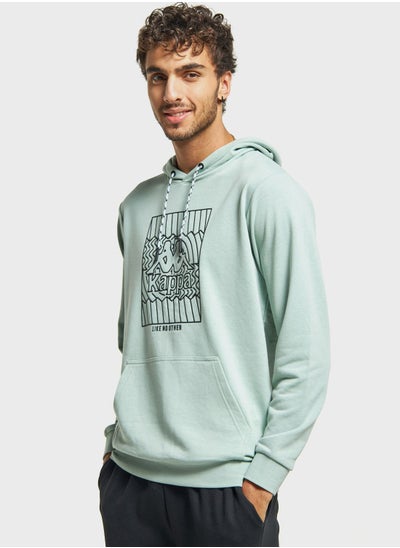 Buy Logo Printed Hooded Sweatshirt in UAE