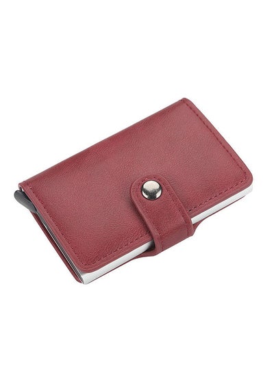 Buy Stylish Automatic Popup Card Holder Red in UAE