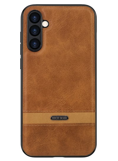 اشتري Rich Boss Leather Back Cover For Samsung Galaxy A14 (Light Brown) في مصر