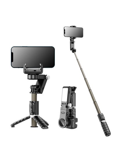 Buy New Q18 Gimbal Selfie Stick: Smart, Stable, LightQ18 panoramic stabilizer Black Q18 panoramic stabilizer Black in Saudi Arabia