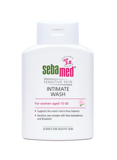 Buy Intimate Wash For Women Aged 15-50, PH 3.8, Sensitive Skin 200ml in Saudi Arabia