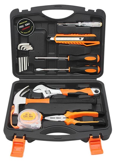 اشتري 14-Piece Portable Tool Kit Household Hand Toolbox General Repair Set في الامارات