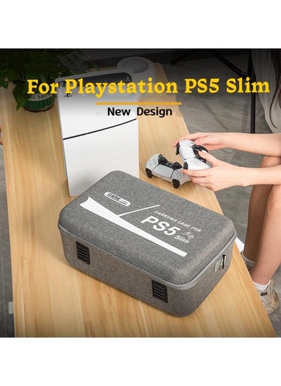 Buy Large Capacity Storage Portable Carrying Case bag For Playstation (PS5)/PS5 Slim And Accessories in Saudi Arabia