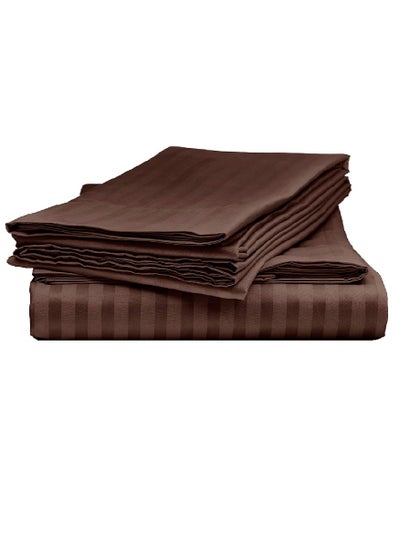 Buy Extra Deep Pocket Sheets 100% Cotton 2 Piece Sheet Set 90x190+15cm in UAE