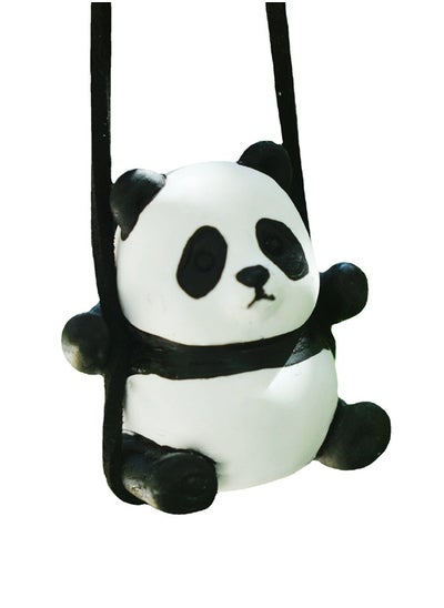 Buy Panda Car Mirror Accessories Swinging Car Mirror Hanging Ornament Cute Car Pendant Car Decorations for Rear View Mirror in UAE