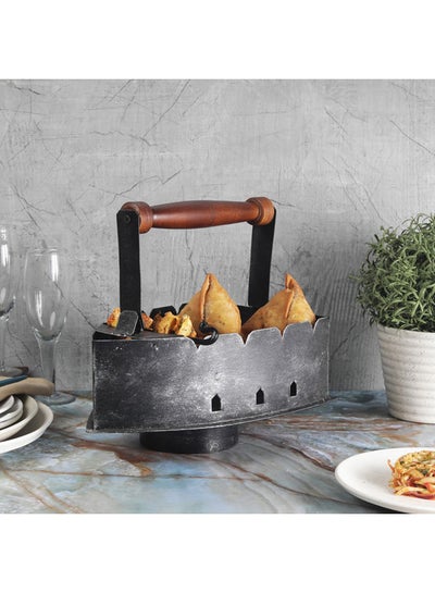 Buy Indie Vibe Barbeque Iron Serving Platter in UAE