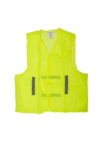 Buy KNP XXL Reflective Safety Jacket in Green Mesh is a high visibility garment designed to enhance safety in low light and high traffic environments. in UAE