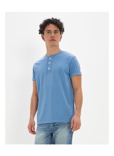 اشتري AE Short-Sleeve Henley Shirt في الامارات