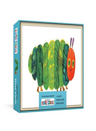 اشتري The Very Hungry Caterpillar 12 Note Cards And Envelopes Alloccasion Greetings For Very Special Mo by Carle, Eric Paperback في الامارات